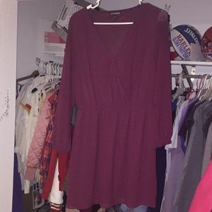 Dresses - maroon express dress Dresses - maroon express dress